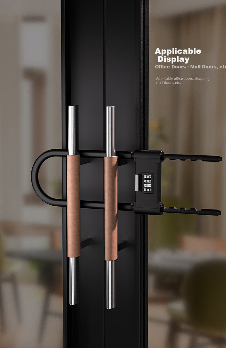 Chugong U-Shaped Combination Lock Glass Door Anti-Cut Anti-Pry Shop Double Door Motorcycle Anti-Theft U-Lock 350mm 6