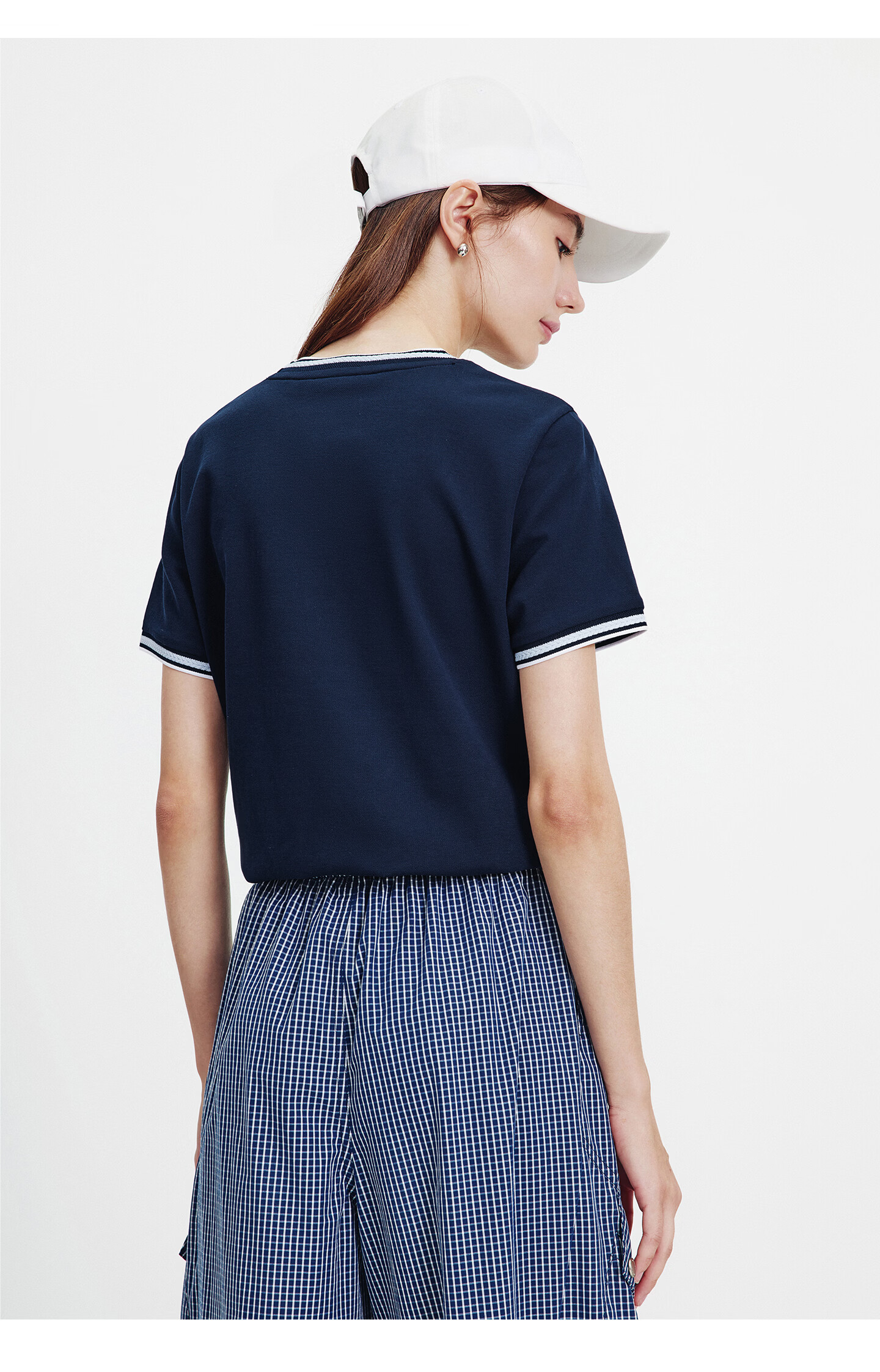 Navigare Small Sailboat Antibacterial Short Sleeve T-Shirt for Women 2026 New Mosquito-Repellent Commuter Casual Crew Neck Top 2325506501 24