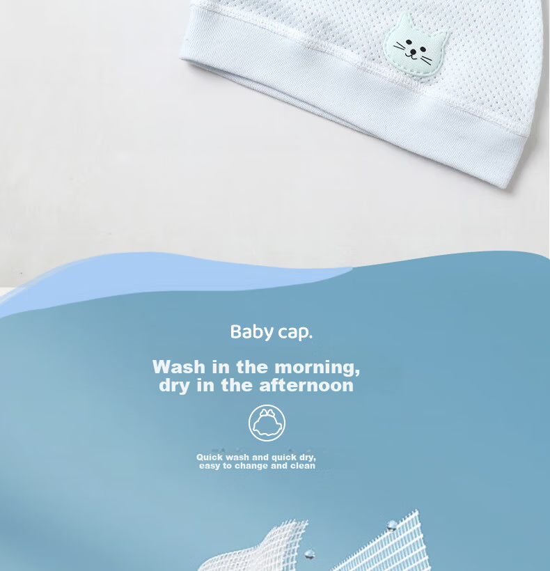 Benaxi Baby Hat Summer Thin Newborn Soft Fontanelle Cap Infant Spring Summer Cooling Hat Toddler Summer Hat 10