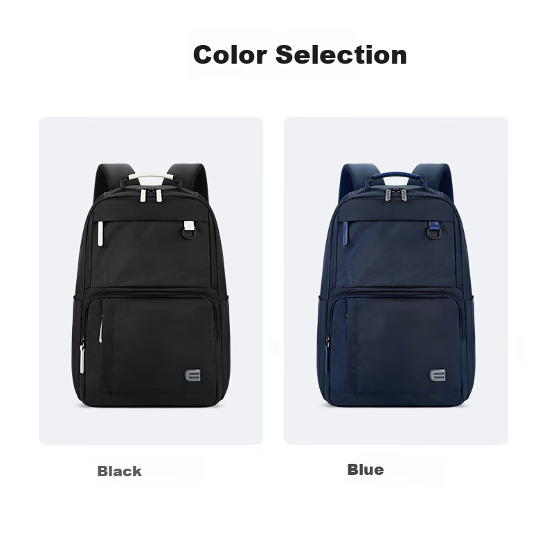Edison Business Commuter Travel Backpack Laptop Bag Men's Backpack Y108-1 Classic Black 5
