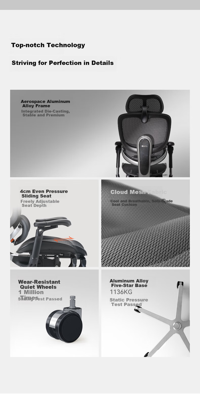 Sihoo C500 II / C300 II Ultra Ergonomic Computer Office Chair Human Engineering Seat 26