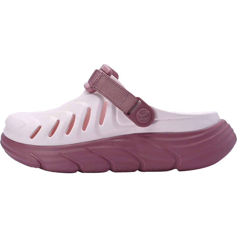ENBO Couple's Breathable Comfortable Closed-Toe Sandals Casual Beach Shoes Danxia Pink Size 40