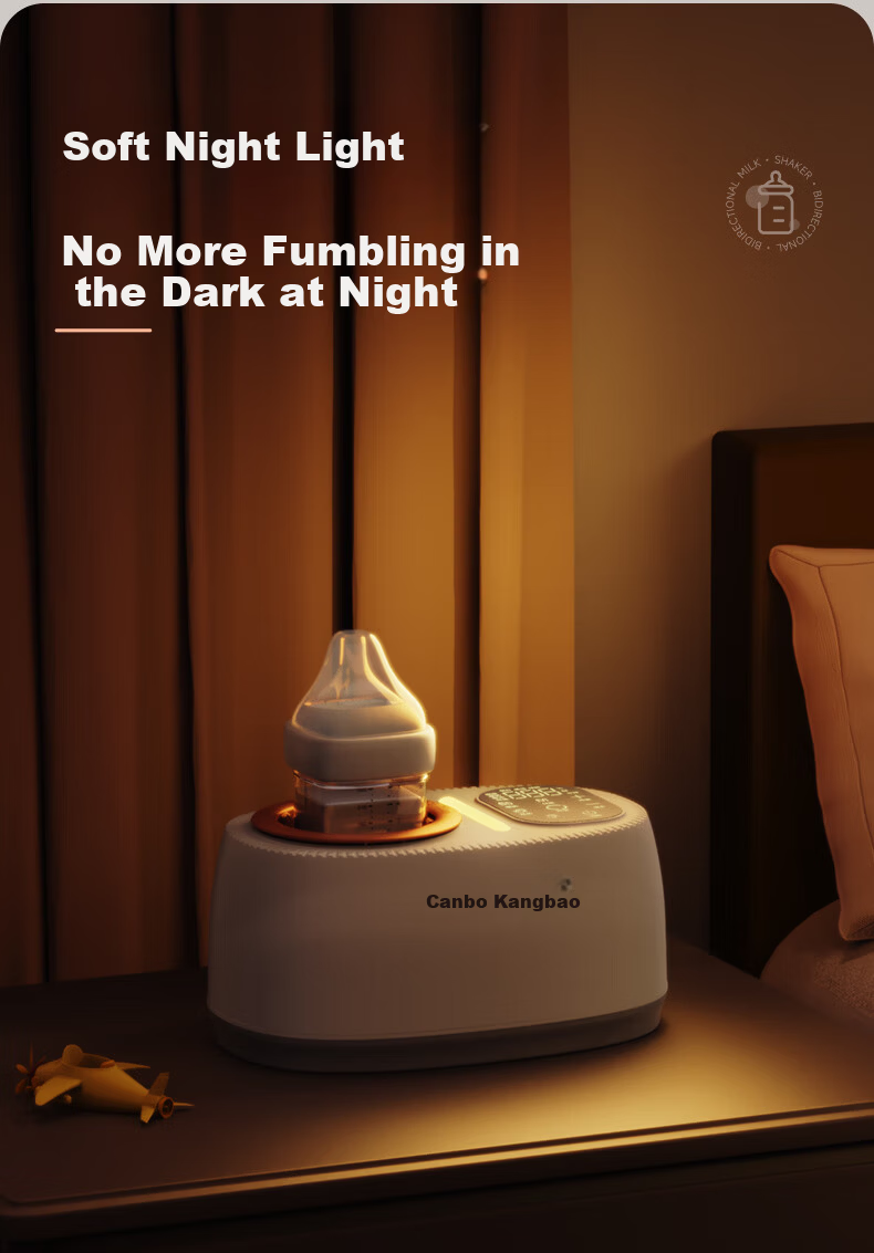 Canbo Baby Bottle Warmer and Milk Mixer 2-in-1 Automatic Milk Preparation and Heating Device Waterless Infant Milk Warmer 17