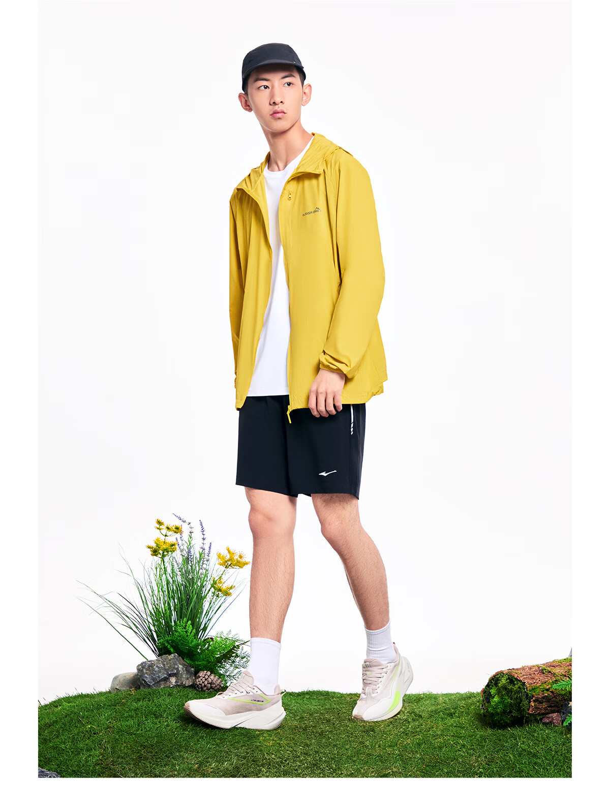 ERKE [Yu Shitong Edition] Sun Protection Woven Jacket Ice Cooling Outdoor Windbreaker UPF50+ Sports Running Shirt 17
