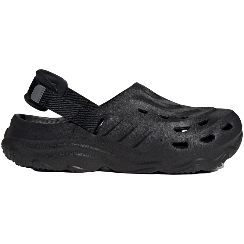 Adidas Unisex Sports Style MAXXCLOG Sandals Slippers JH9847 Black 36.5