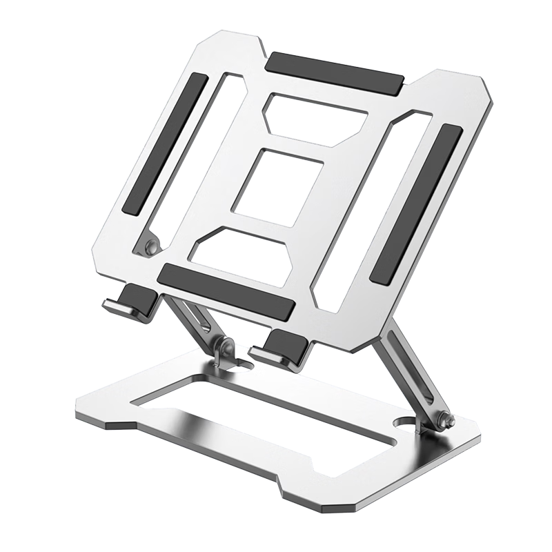 ATSCORE Laptop Stand, Laptop Cooling Pad, Vertical Adjustable Height Folding Laptop Stand, Hollow Cooling Suspended Riser Bracket