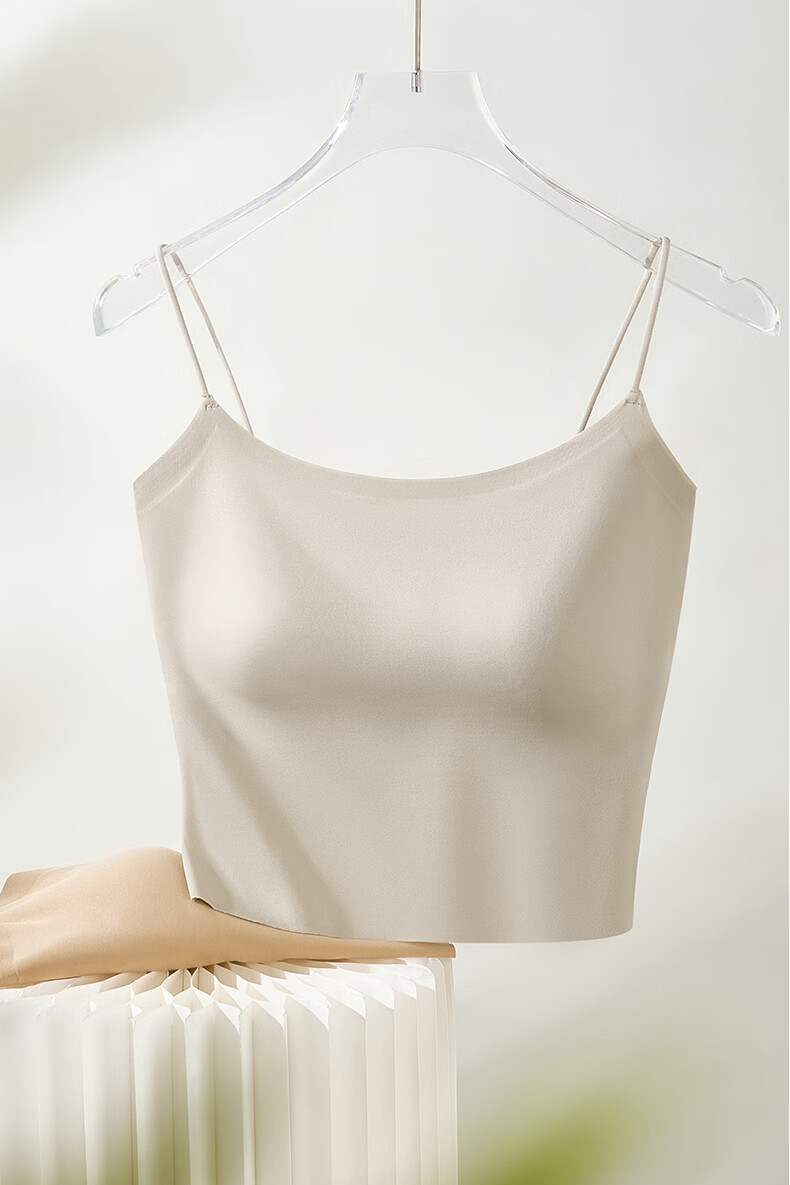 Herbal Original Color Camisole Bra Women's Seamless Invisible Back Support Innerwear Outerwear Tube Top Base Layer 2026 Summer Edition 11