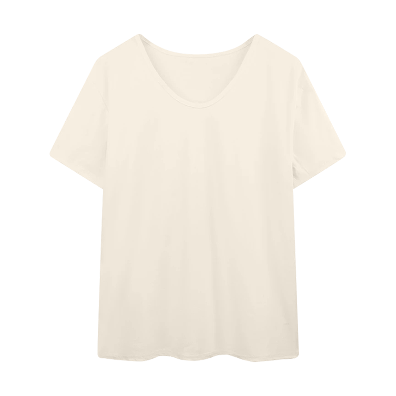 Langsha Lazy Style Short Sleeve T-Shirt for Women Spring Summer Slim Fit Casual Base Layer New Style