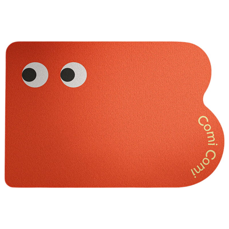 COMICOMI Whale Suction Surprise Red Bathroom Non-Slip Water Absorption Mat Toilet Door Floor Mat Shower Bath Mat 50*80cm