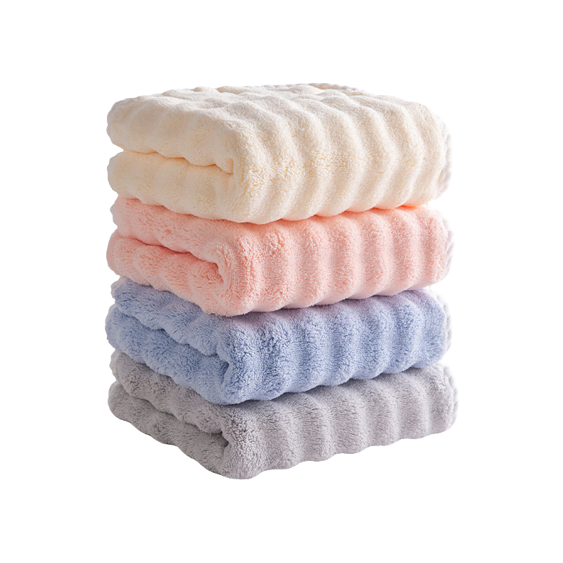 MINISO Antibacterial Towel 7A Home Use Soft Quick-Dry Absorbent Cotton-Like Face and Bath Towels 4-Pack