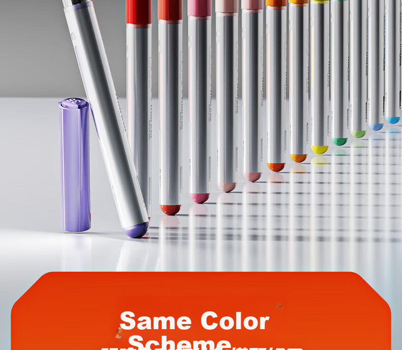 M&G 36-Color Acrylic Marker Pens Set with Direct Ink Bag, Children's Student Drawing and Graffiti Markers, Hand-Painted Coloring Pens, Back-to-School Gift APMT80J5 13