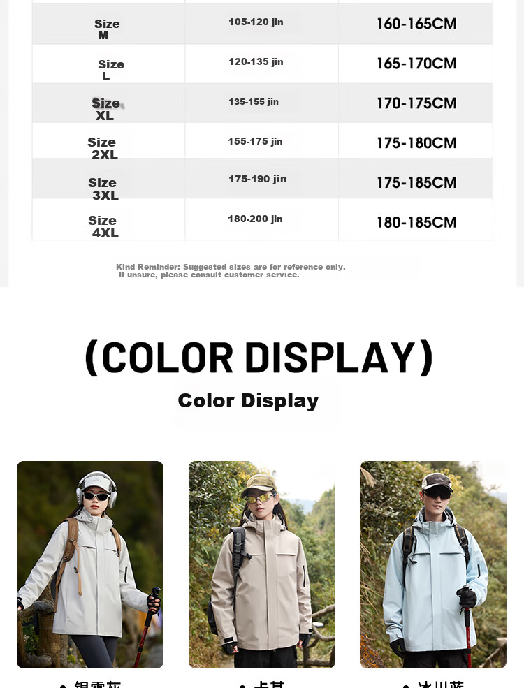 JEEP SPIRIT Unisex Red 3-in-1 Outdoor Waterproof Jacket Hiking Coat S 9