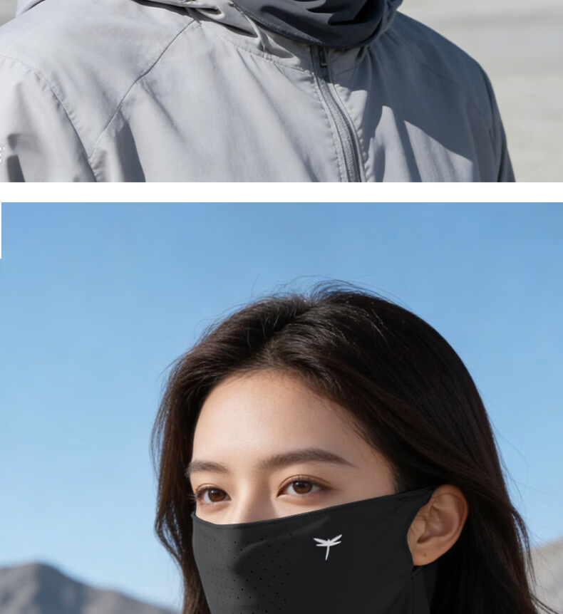 Red Dragonfly UV Protection Face Mask Unisex Breathable Neck Gaiter Sun Shield for Cycling Mountaineering Fishing 20