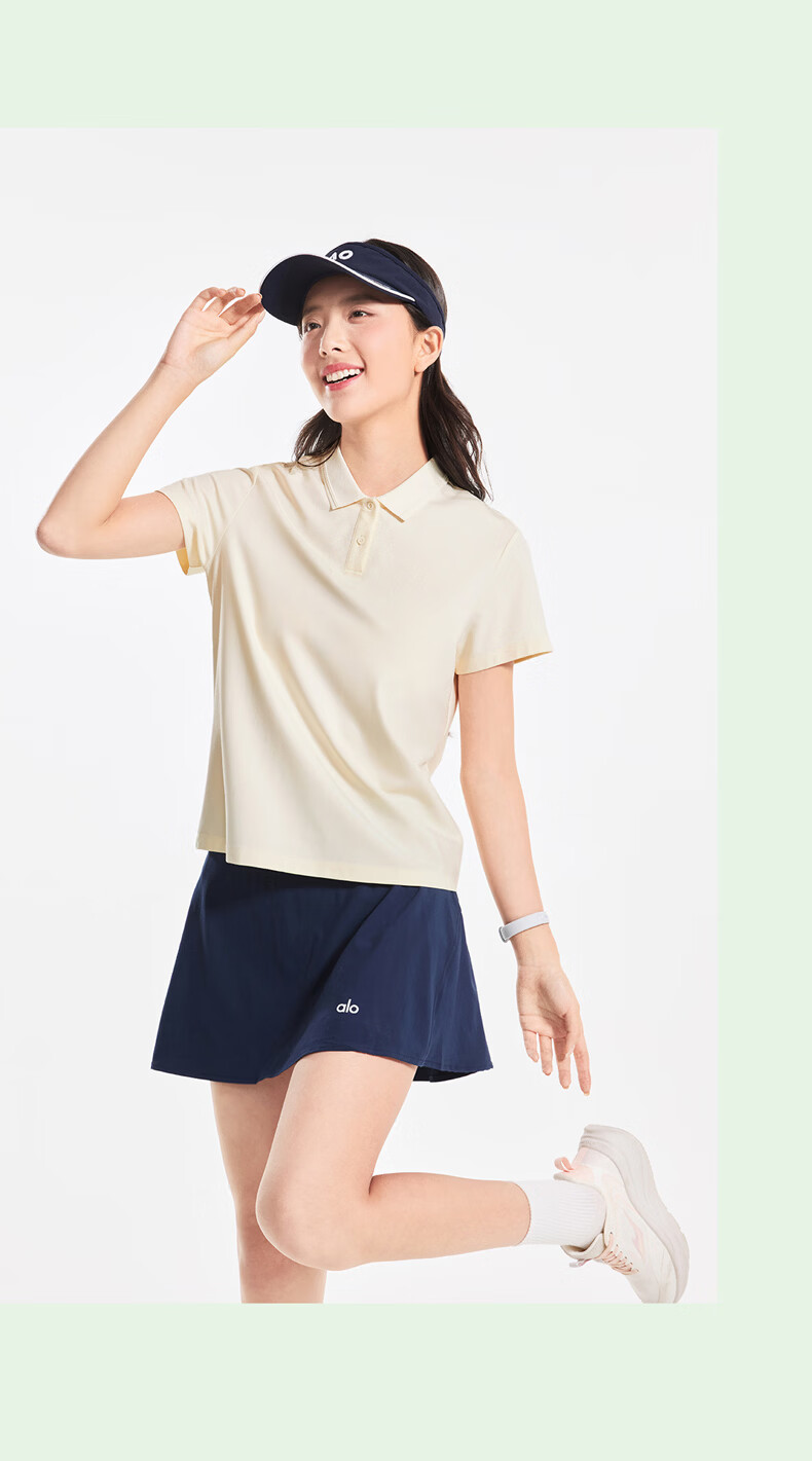 Erke Women's Summer New Ice Cool Polo Shirt Outdoor Sports Casual Breathable Fashion Top 11