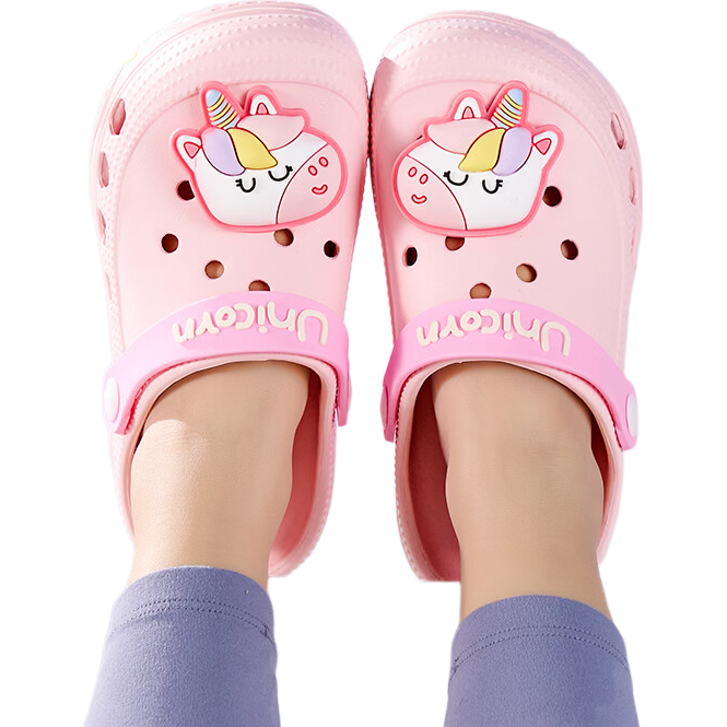 Cheerful Mario Children's Clog Sandals Summer Boys Girls Toddler Baby Non-Slip Soft Sole Indoor EVA Slippers