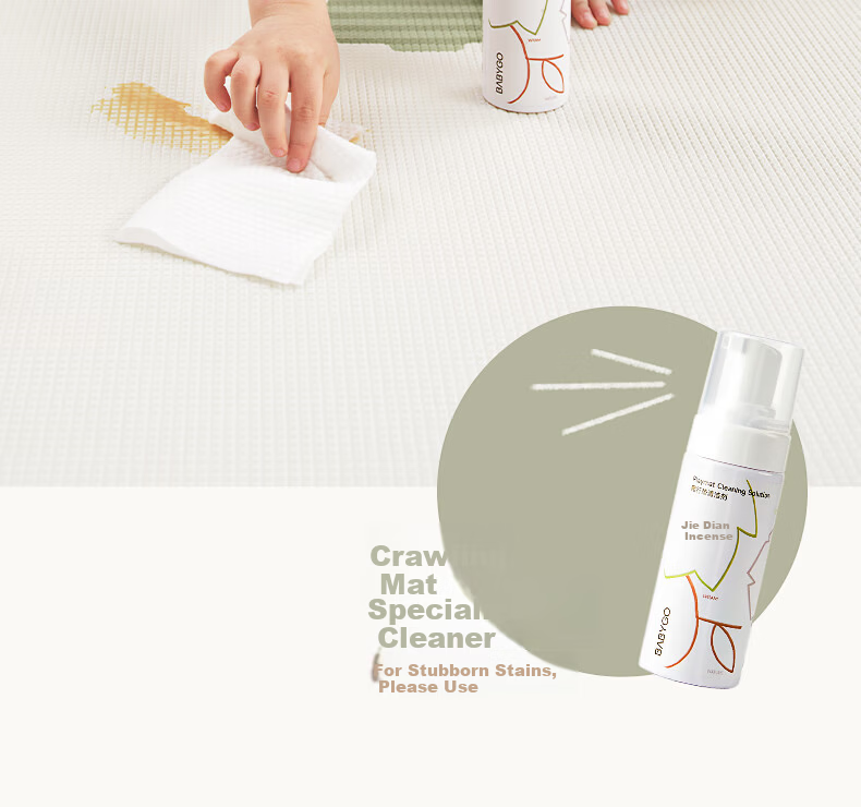 BG-BABYGO Baby Thickened Crawling Mat Infant Children's Home Living Room Floor Mat XPE Play Crawling Mat 180*150*2cm 23
