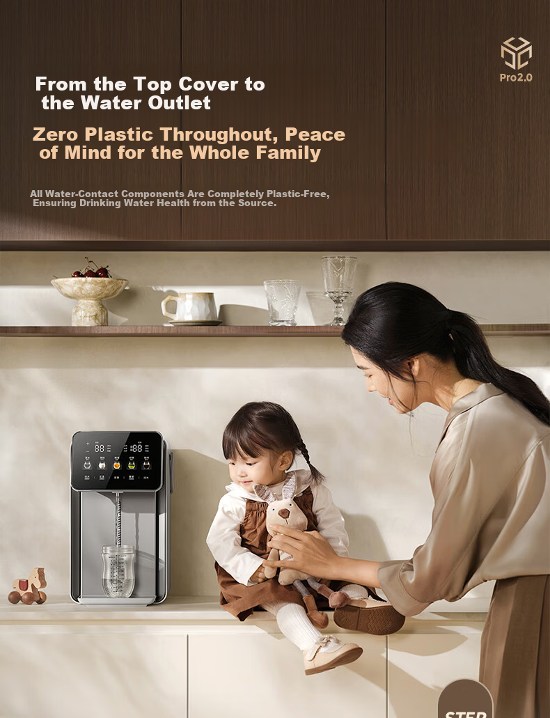 Midea Little Cube Pro Upgraded Electric Hot Water Bottle Food Grade 316L Smart Home 5L Fully Automatic Power-Off Insulation Constant Temperature Detachable Baby-Friendly 31W Pro 6