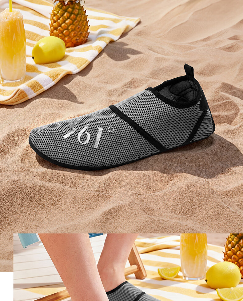 361° Unisex Beach Shoes Snorkeling Water Shoes Anti-Cut Non-Slip Summer Rafting Outdoor Creek Hiking Shoes 622617234-1 17