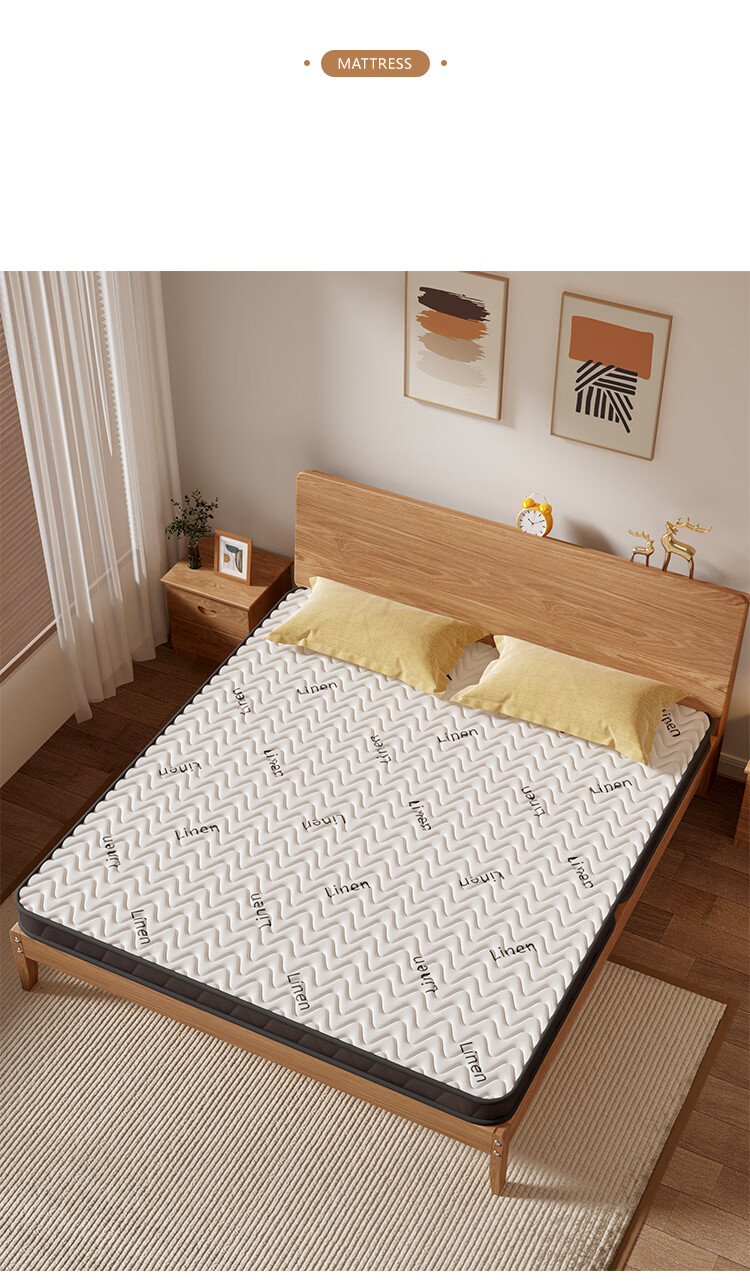 L&S Coconut Palm Mattress Foldable Firm Coconut Palm Tatami Natural Coconut Palm Mattress 6cm Thick CD39 1.8*2m 9