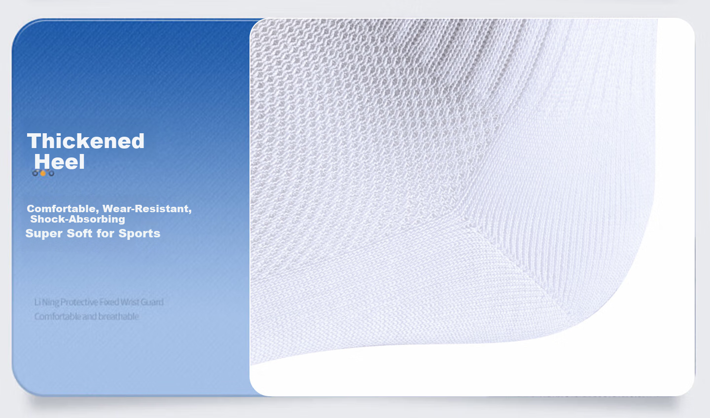 Li-Ning 3 Pairs Short Sports Socks Unisex Running Socks Summer Youth Cotton Sweat-Absorbent Breathable White XL 38