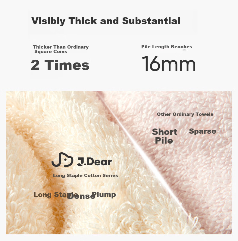 Furui Home Textiles × JDear JD.com Collaboration Pure Cotton A-Class Extra Large Extra Thick Xinjiang Long-Staple Cotton Square Towel Light Purple 8