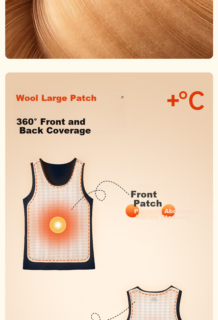 MiiOW Men's Thermal Underwear Fleece Lined Thickened Warm Silk Velvet Vest Autumn Base Layer Shirt 7