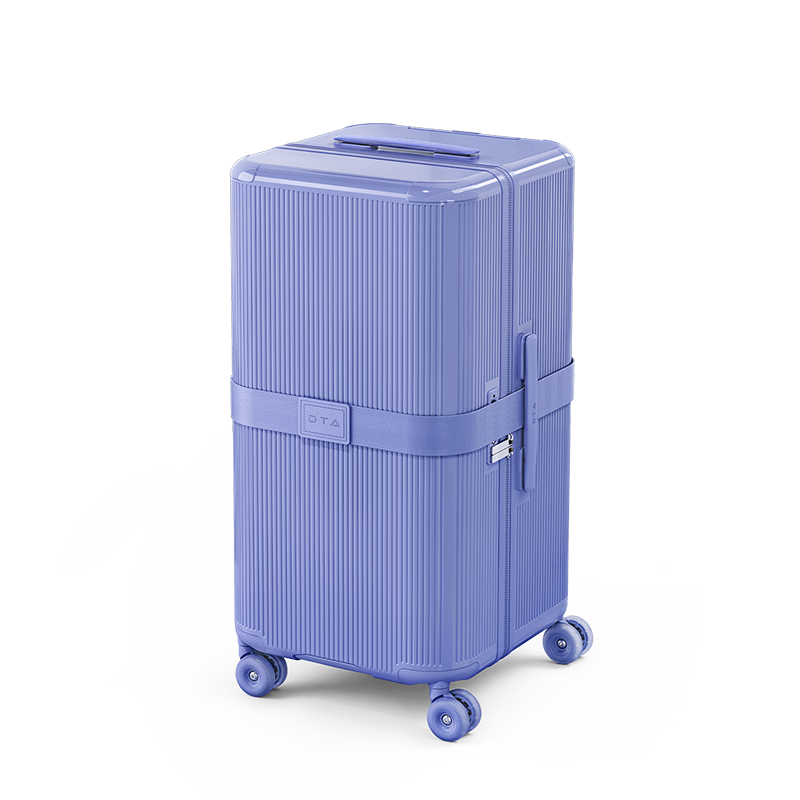 DTA Large Capacity Luggage Women New Travel Trolley Suitcase Durable Student Password Lock Men Twilight Purple 26 Inch