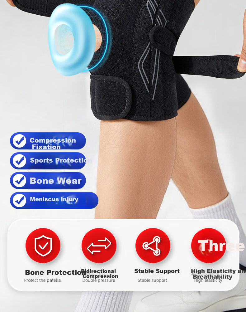 LI-NING Knee Brace for Meniscus Injury, Sports Joint Synovitis, Effusion, Patellar Ligament Support, Unisex Running and Basketball Protective Gear 4