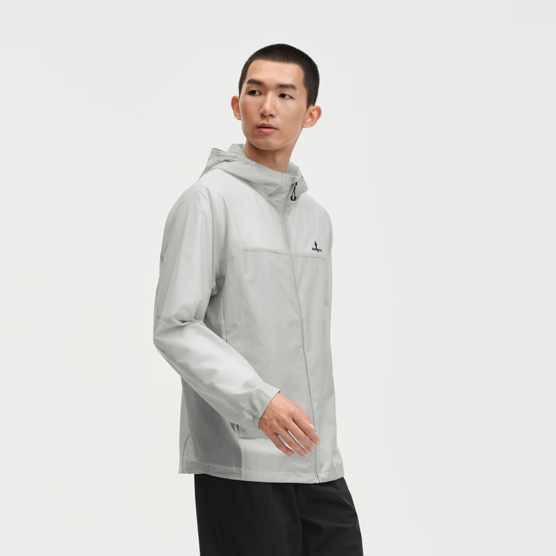 Biyinlefen Lightweight Waterproof 2026 Spring Summer New Men's Commuter Casual Outdoor Hooded Jacket