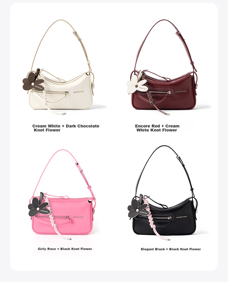 Amazing Song Yisong Women's Bag Birthday Gift Ladies Sweet Wine Mahjong Fashion Shoulder Underarm Crossbody Small Square Bag 4