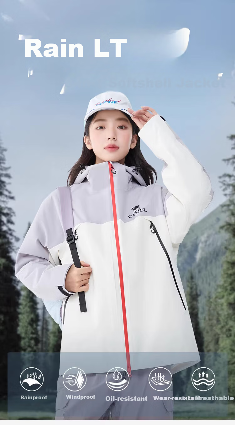 CAMEL RainBlade LT 3-in-1 Waterproof Windproof Mountaineering Jacket 2025 Outdoor Storm-Grade 1