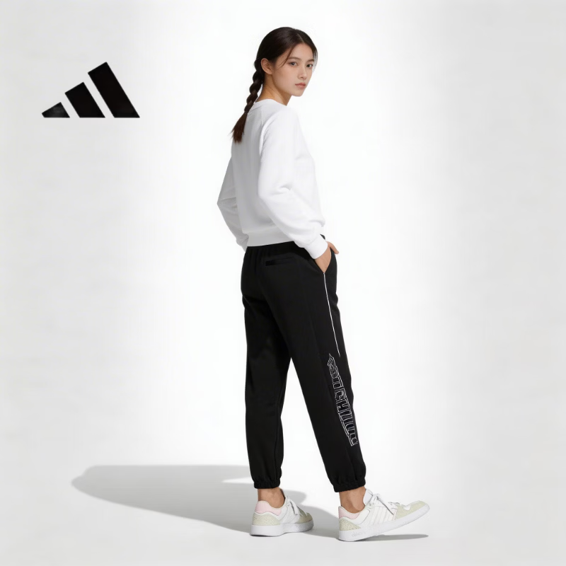 Adidas Women's Outdoor Sports Fitness Casual Jogger Pants IA6811 Black M 3