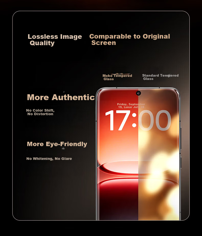 MOCOLL Ultrasonic Instant Unlock Tempered Glass Screen Protector for iQOO 15 Full Coverage HD Gaming Phone Screen Protector Smooth Dust-Free Explosion-Proof Drop-Resistant Anti-Fingerprint Film Tool 8