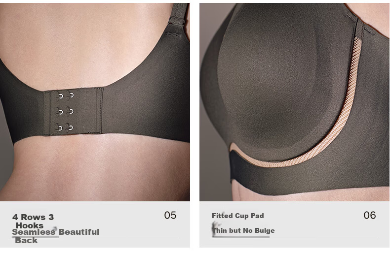 EMXEE Ultra Leather 3.0 Multi-Dimensional Stretch Maternity and Nursing Bra Postpartum Anti-Sagging Invisible Skin Tone Size L 13