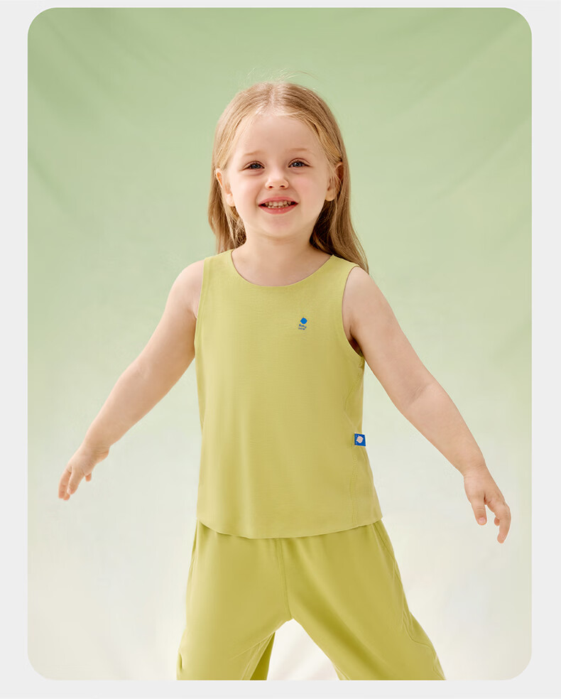 Babycare Natural Cool Sleeveless Top Baby Homewear Short Sleeve Tank Summer Ice Grape 110 23