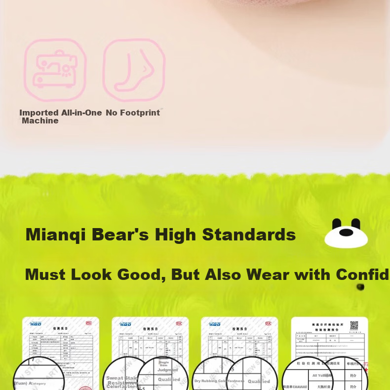 Mianqixiong Girls' Mid-Calf Cotton Socks Spring and Autumn Breathable Cartoon Cute Children's Socks EW36 - 5 Pairs - Size 13-16 11