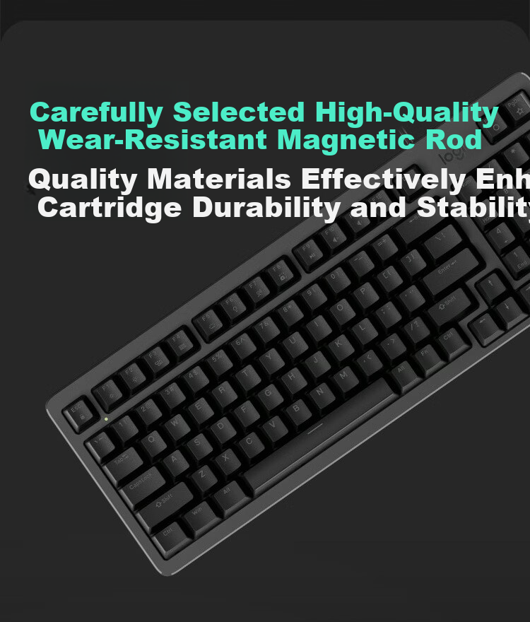 Logitech K848 Wired Keyboard 2026 Edition - Wired Connection - Black - Crystal Switch - Non-Silent - 97 Keys 5