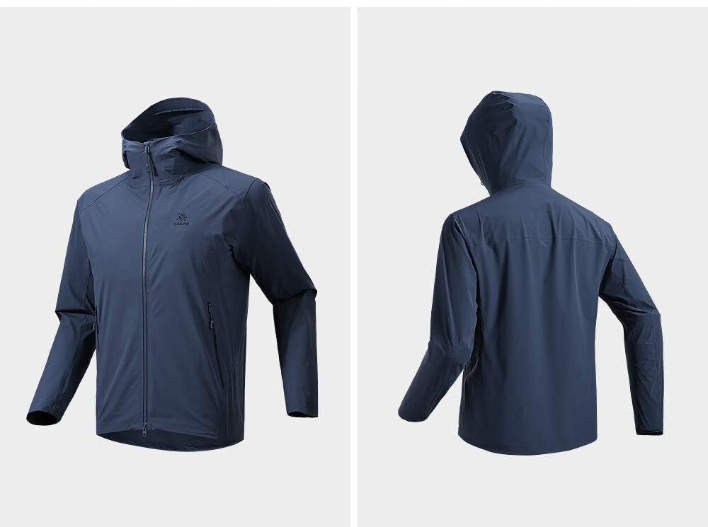 KAILAS M3-X Men's Softshell Jacket Outdoor Hiking Durable Stretch Breathable Lightweight Windproof Hooded Summer Coat 14