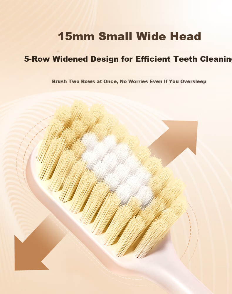 NVR Upward Soft Bristle Manual Toothbrush with Imported Charcoal Filaments Ultra-Fine Gum Care Reduces Plaque Oral Odor Bleeding Fresh Breath 3