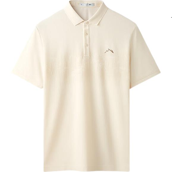 HLA Short-Sleeve Polo Shirt for Men, Summer Mountain Series Cool-Feeling Short-Sleeve Shirt for Me
