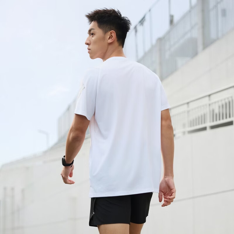 Adidas Men's Running Series ADI365 T M Short Sleeve T-Shirt JZ7695 White XS 2