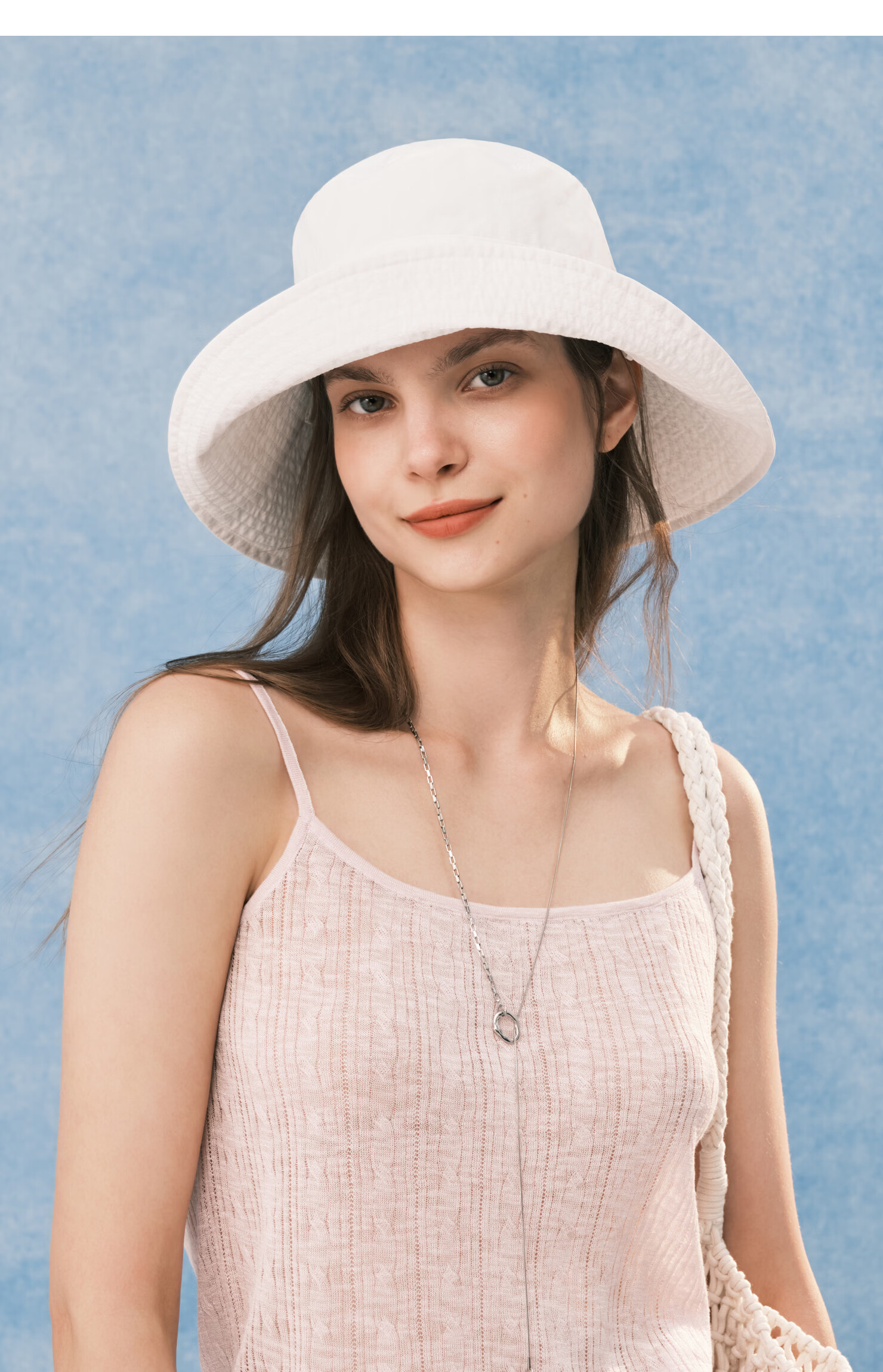 ELLE Sunscreen Water-Repellent Bucket Hat for Women Summer Hiking Cycling Sunshade Foldable Gift 23