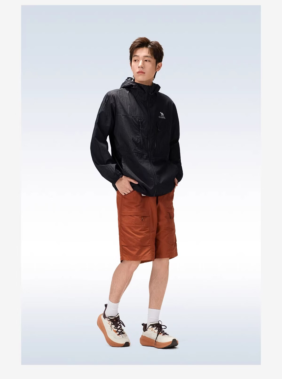 CAMEL Outdoor Sun Protection Jacket 2026 Spring Summer New Men's Breathable UV Protection Water-Repellent Sports Coat O018 14
