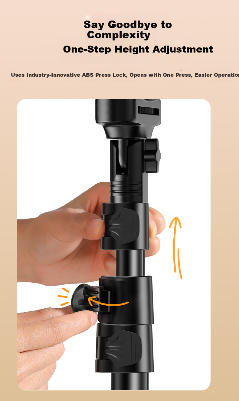 KOVOL [2.1 Meters Long] Floor Stand Selfie Stick Tripod for Live Streaming, Online Classes, Art Exams, Adjustable Height Tripod for Photography And Video Recording 10