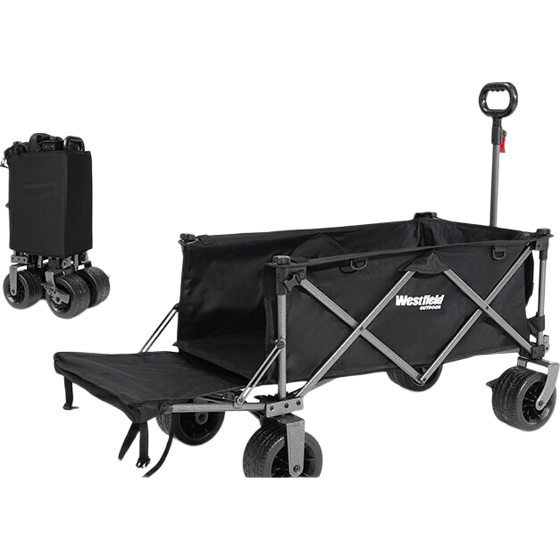 Westfieldoutdoor, Wofei Xingmang Folding Camping Cart, Outdoor Foldable Campsite Cart, Stroller for Kids And Shopping, Pet Cart, Picnic And Camping Trolley
