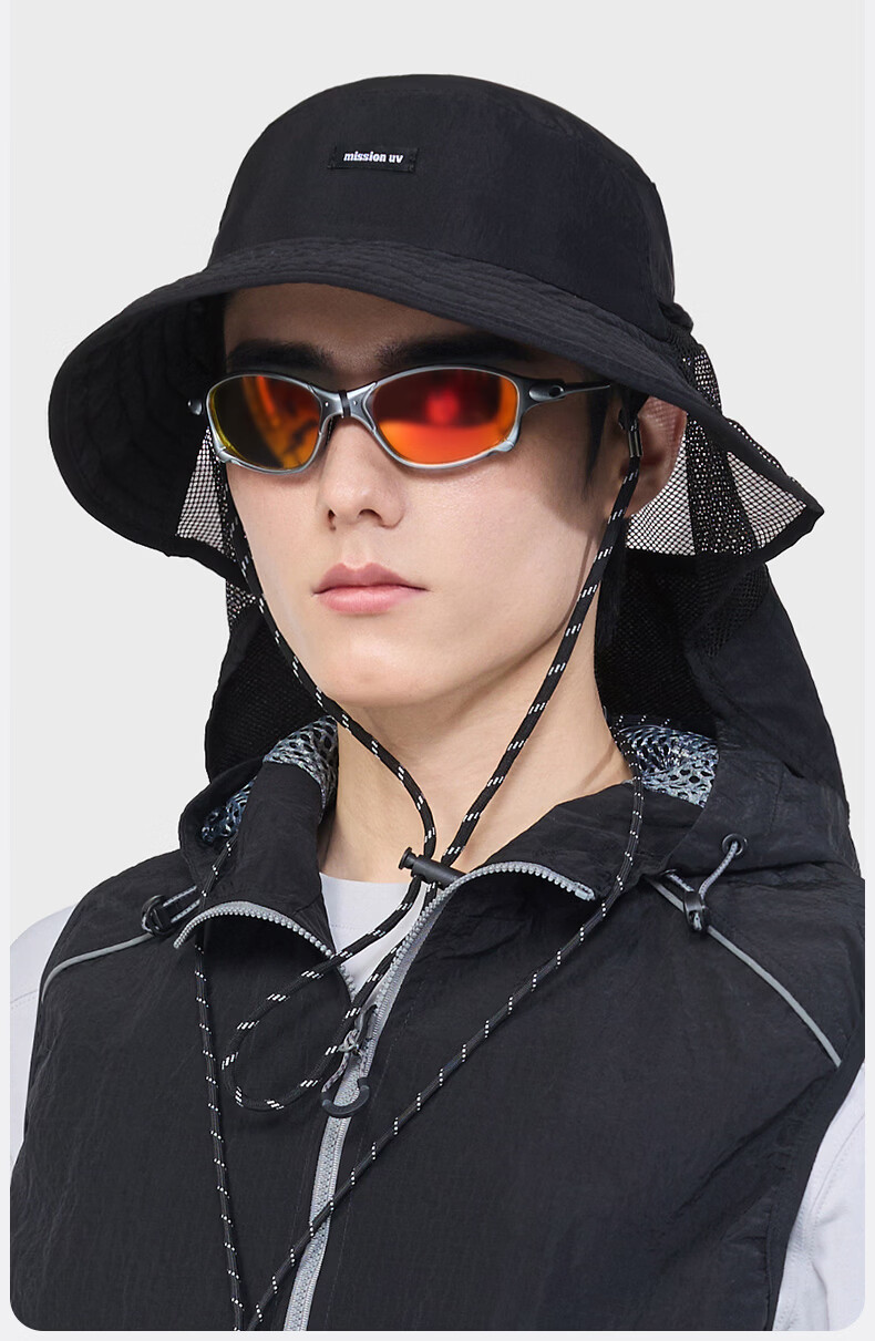 MISSION UV Sun Protection Hat for Men Summer Outdoor Hiking Sunshade Fishing Bucket Hat UV Protection Cap 3
