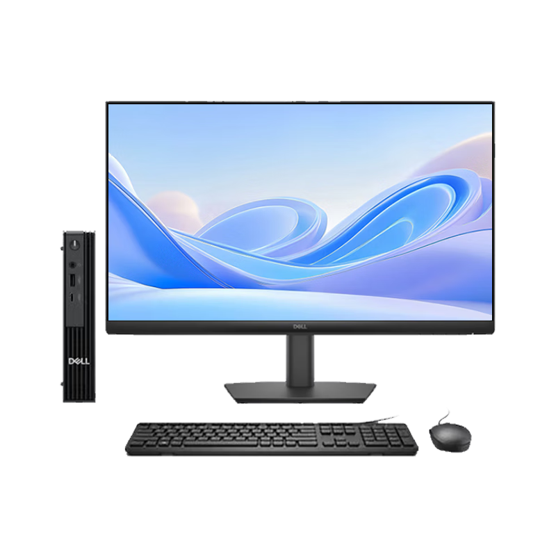 Dell Chengming New High-Performance AI Desktop Mini PC (R3-110 8GB 512GB) 23.8" Monitor Commercial Office Education Learning OpenClaw Deployment