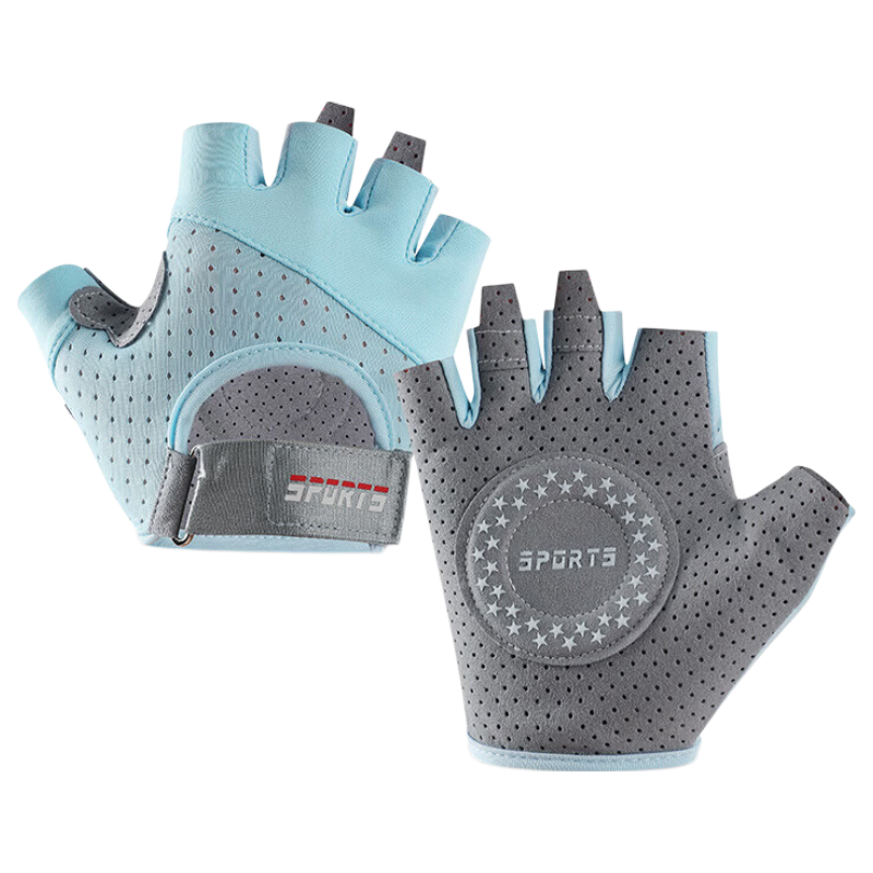 Chegui Mu Kids Cycling Gloves Sports Non-Slip Half-Finger Gloves for Pull-Up Bar Climbing Outdoor Sports Biking Boys and Girls