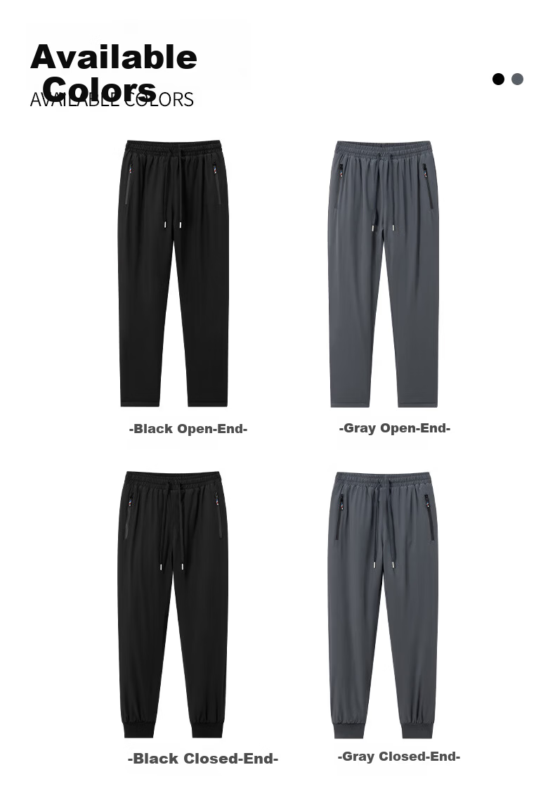 Miiow Men's Cotton Pants Autumn Winter Casual Straight-Leg Warm Outdoor Fleece-Lined Thickened Gray XL 1