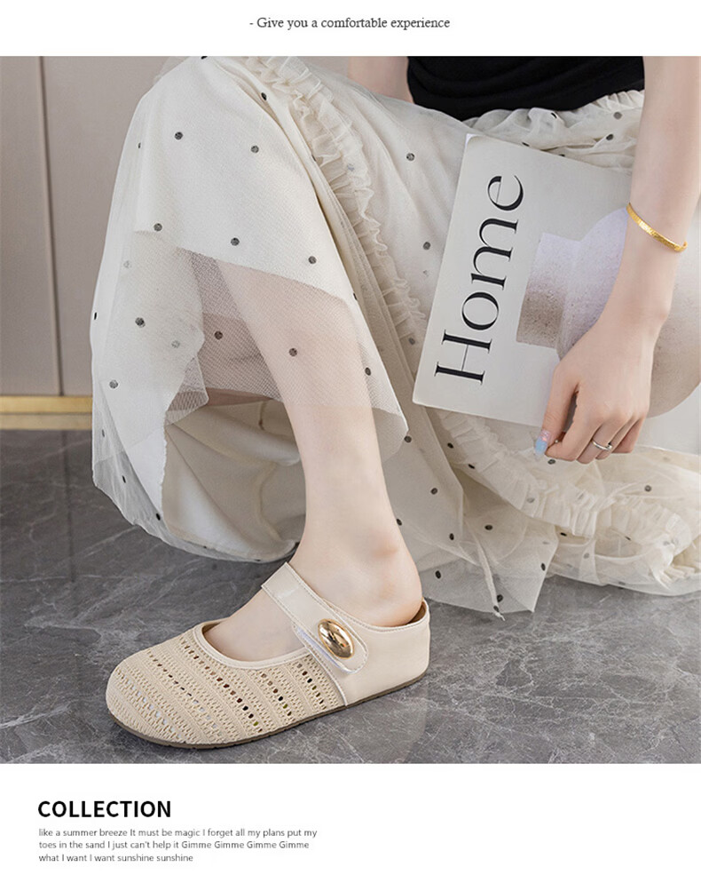 CARTELO Women's Woven Sandals Summer New Breathable Slip-On Closed-Toe Birkenstock Style Shoes 1777 Beige Size 36 13